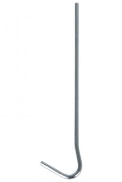 Steel Roundwire Tent Pegs - 10pk