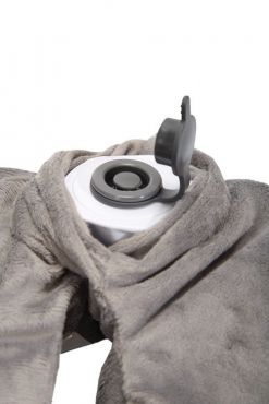 Easy Inflate Fleece Pillow