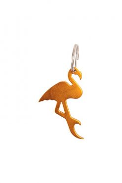 Flamingo Keyring Bottle Opener