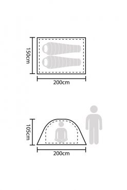 Black Out Festival 2 Man Tent