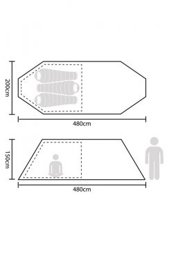 Windsor 3 Man Tunnel Tent