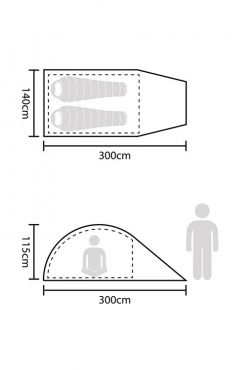 Elan 2 Man Dome Tent